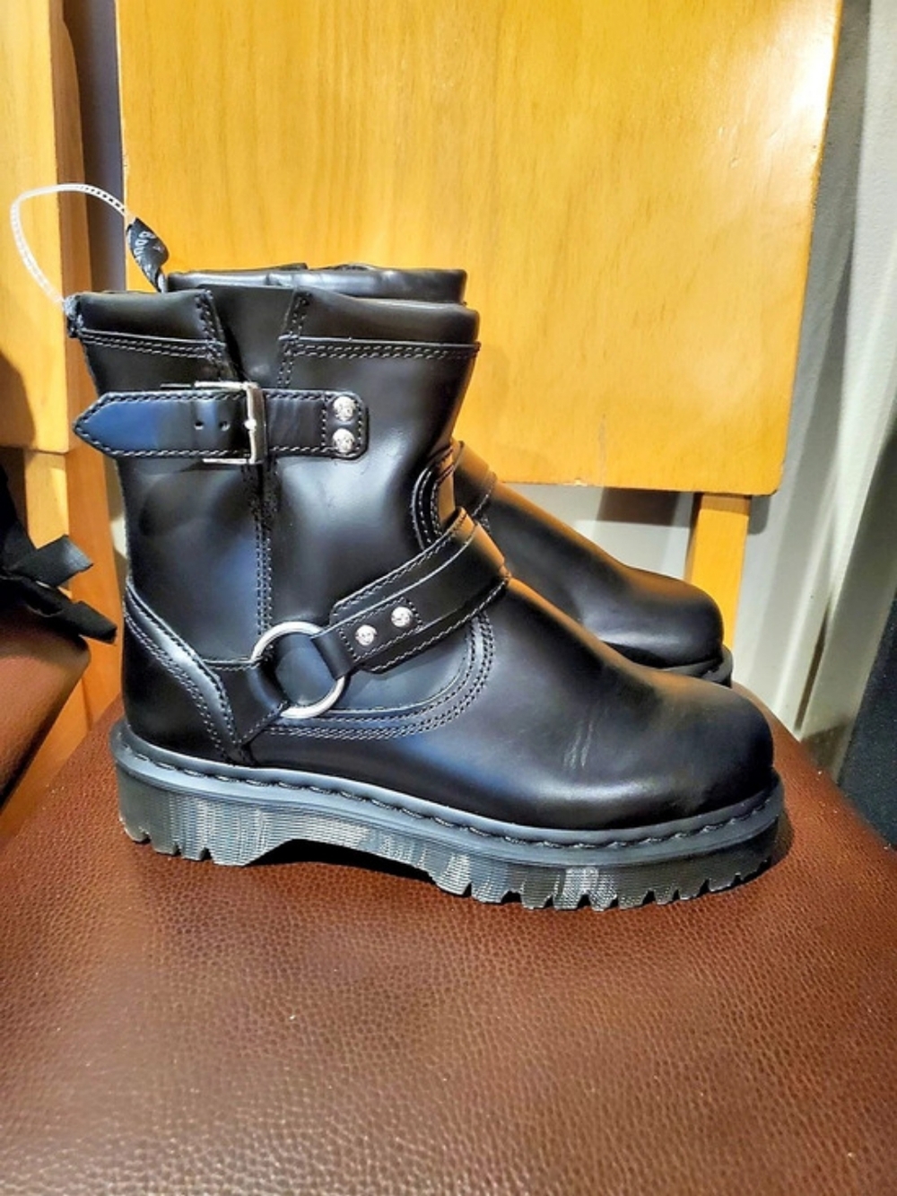 Dr. Martens Anistone Harness
Orleans Leather Biker Boots NWOT